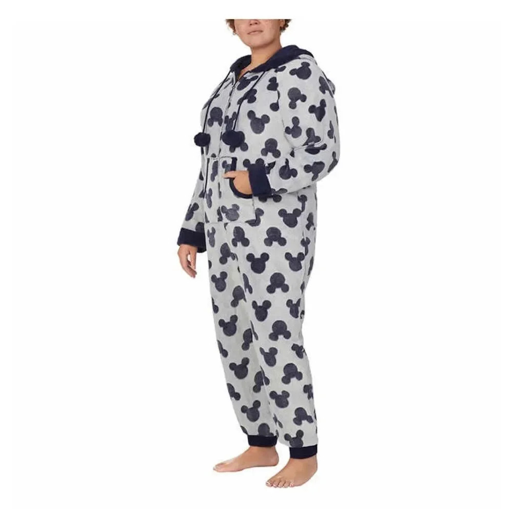 🎁 Disney Ladies' One Piece Pajama Mickey Mouse